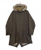 BURBERRY BLACK LABELバーバリーブラックレーベル）の古着「BURBERRY BLACK LABEL バーバリーブラックレーベル モッズコート ライナー付」｜グレー