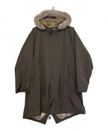 BURBERRY BLACK LABEL（バーバリーブラックレーベル）の古着「BURBERRY BLACK LABEL バーバリーブラックレーベル モッズコート ライナー付」｜グレー