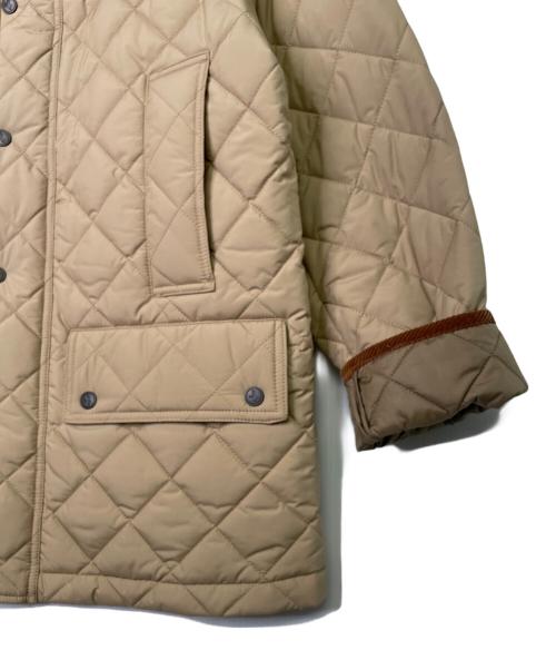 AIGLE（エーグル）AIGLE (エーグル) AIGLE エーグル DEPUIS 1853 キルティング 中綿コート カーキ×ブラウン サイズ:Lの古着・服飾アイテム