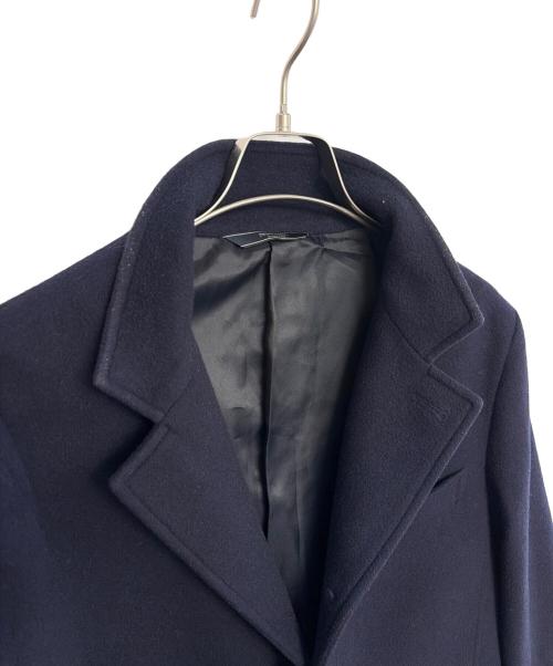 NEWYORKER（ニューヨーカー）NEWYORKER (ニューヨーカー) ウールコート ネイビー サイズ:Mの古着・服飾アイテム