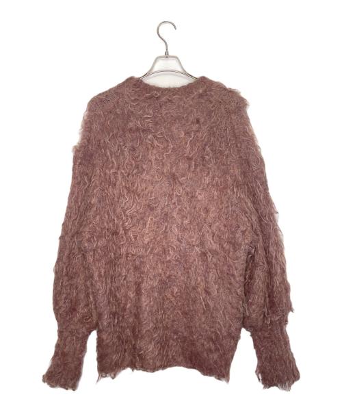THE TOE（ザ・トゥー）THE TOE (ザ・トゥー) THE TOE ザ・トゥー シャギー オーバー カーディガン パープル サイズ:Mの古着・服飾アイテム