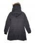 CANADA GOOSE (カナダグース) CANADA GOOSE カナダグース LORETTE PARKA FUSION FIT ロレット パーカ フュージョンフィット ダウンコート コヨーテファー ブラック サイズ:M：40000円