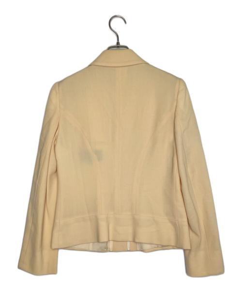 GUCCI（グッチ）GUCCI (グッチ) GUCCI グッチ 96年 トムフォード期 ZAMASPORT期 テーラードジャケット ジップアップ ショートジャケット  ベージュ サイズ:40の古着・服飾アイテム