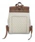 MICHAEL KORS (マイケルコース) リュック ホワイト×ブラウン：12000円
