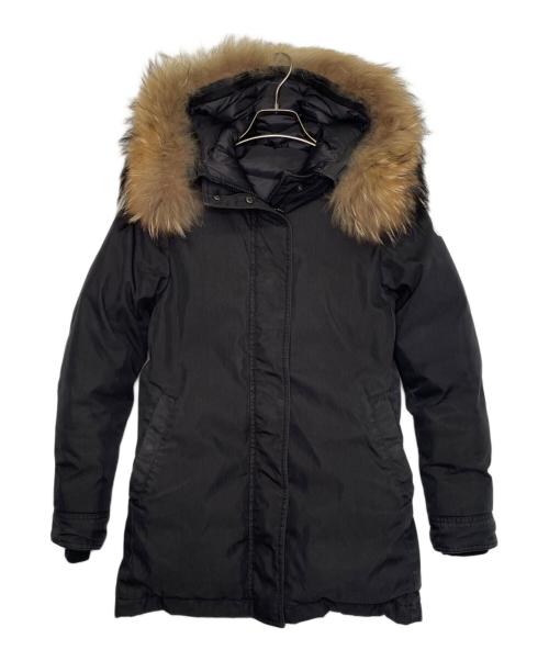 Pyrenex（ピレネックス）Pyrenex (ピレネックス) Pyrenex ピレネックス BORDEAUX Logo Down Jacket ボルドー ロゴ ダウンジャケット W17P1 ブラック サイズ:JP36 - FR34の古着・服飾アイテム