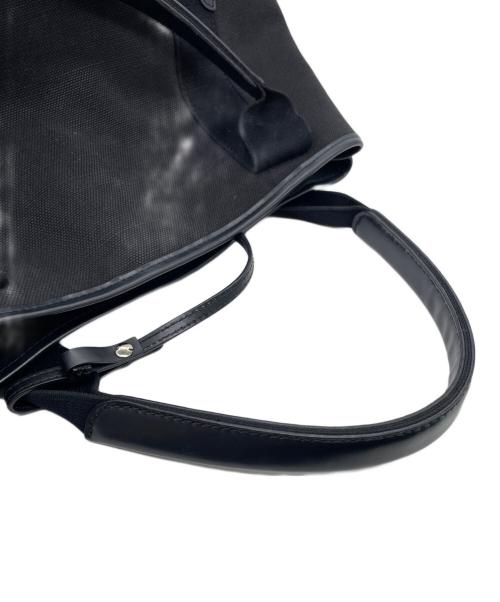 BALENCIAGA（バレンシアガ）BALENCIAGA (バレンシアガ) BALENCIAGA バレンシアガ ネイビーカバスS ロゴ トート ハンドバッグ ブラックの古着・服飾アイテム