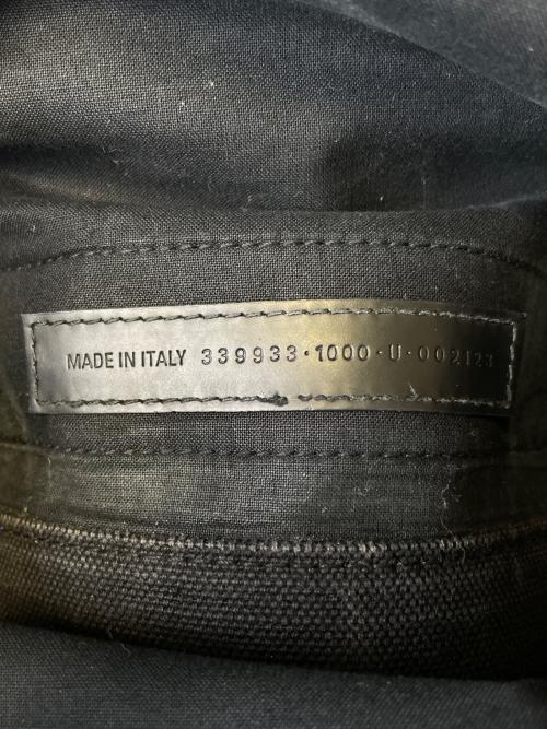 BALENCIAGA（バレンシアガ）BALENCIAGA (バレンシアガ) BALENCIAGA バレンシアガ ネイビーカバスS ロゴ トート ハンドバッグ ブラックの古着・服飾アイテム