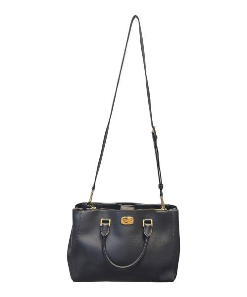 MICHAEL KORS（マイケルコース）MICHAEL KORS (マイケルコース) 2WAYバッグ ブラックの古着・服飾アイテム