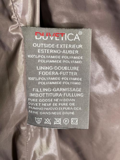 DUVETICA（デュベティカ）DUVETICA (デュベティカ) DUVETICA デュベティカ KAPPA カッパ ラクーンファー ロングダウンジャケット ロングダウンコート ブラック ブラック サイズ:40の古着・服飾アイテム