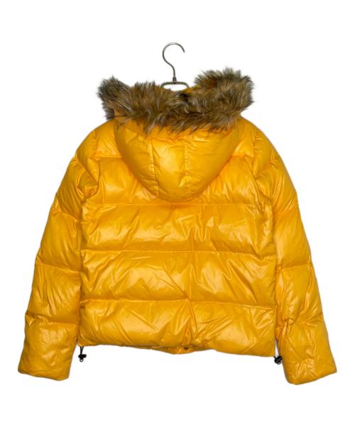 Carhartt WIP（カーハート ワーク イン プログレス）Carhartt WIP (カーハート ワーク イン プログレス) Carhartt WIP カーハート ダブリューアイピー SOFILETA生地 フードファー付き シャイニーダウン 光沢 ダウンジャケット イエロー イエロー サイズ:Mの古着・服飾アイテム