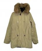 ALPHA INDUSTRIESアルファインダストリーズ）の古着「ALPHA INDUSTRIES アルファ N-3B フライトジャケット 22093-016 ベージュ M」｜カーキ