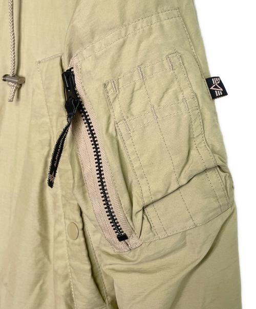 ALPHA INDUSTRIES（アルファインダストリーズ）ALPHA INDUSTRIES (アルファインダストリーズ) ALPHA INDUSTRIES アルファ N-3B フライトジャケット 22093-016 ベージュ M カーキ サイズ:Mの古着・服飾アイテム