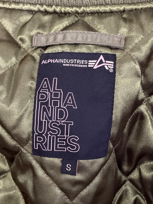 ALPHA INDUSTRIES（アルファインダストリーズ）ALPHA INDUSTRIES (アルファインダストリーズ) ALPHA INDUSTRIES アルファ インダストリーズ 00's MA-1 ショート丈 ロングリブ 22096-021 オリーブ サイズ:Sの古着・服飾アイテム