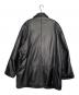 WARMCOMPANY (ウォームカンパニー) WARMCOMPANY ウォームカンパニー ラムレザー ハーフコート ブラック サイズ:2L：8000円