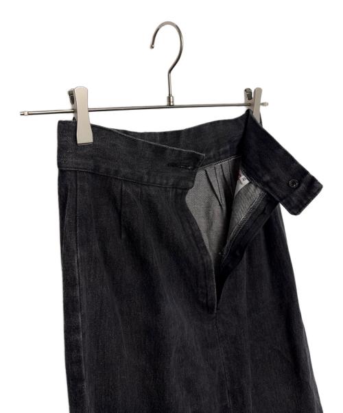 DIAMOND DENIM&LEATHER（ダイヤモンド デニム アンド レザー）DIAMOND DENIM&LEATHER (ダイヤモンド デニム アンド レザー) デニムスカート ブラック サイズ:10の古着・服飾アイテム