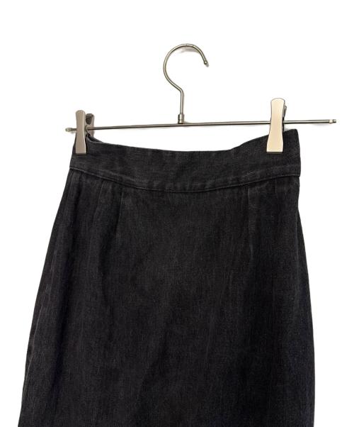DIAMOND DENIM&LEATHER（ダイヤモンド デニム アンド レザー）DIAMOND DENIM&LEATHER (ダイヤモンド デニム アンド レザー) デニムスカート ブラック サイズ:10の古着・服飾アイテム