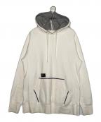 WTAPSダブルタップス）の古着「WTAPS ダブルタップス 12AW YOU ARE MY SUNSHINE HELLWEEK SWEATER SWEAT. COTTON ヘルウィーク プルオーバー スウェットパーカー」｜ホワイト×グレー