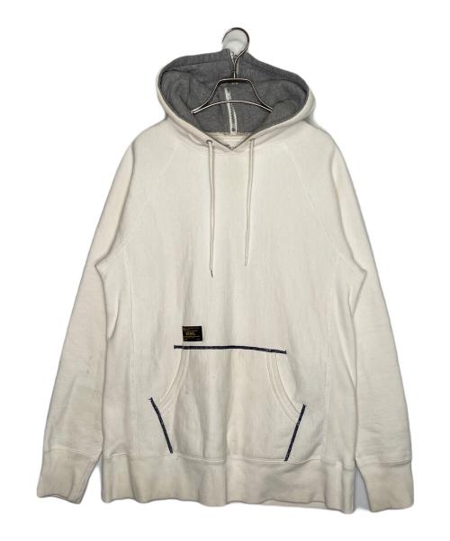 WTAPS（ダブルタップス）WTAPS WTAPS ダブルタップス 12AW YOU ARE MY SUNSHINE HELLWEEK SWEATER SWEAT. COTTON ヘルウィーク プルオーバー スウェットパーカー ホワイト×グレー サイズ:Lの古着・服飾アイテム