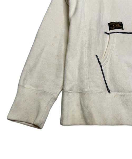 WTAPS（ダブルタップス）WTAPS WTAPS ダブルタップス 12AW YOU ARE MY SUNSHINE HELLWEEK SWEATER SWEAT. COTTON ヘルウィーク プルオーバー スウェットパーカー ホワイト×グレー サイズ:Lの古着・服飾アイテム