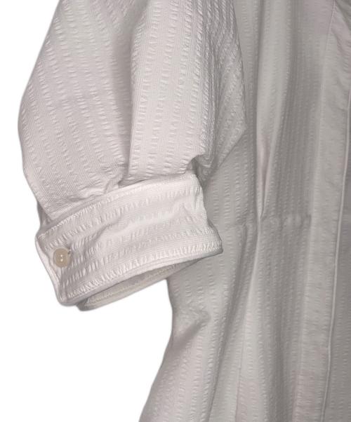 HER LIP TO（ハーリップトゥ）HER LIP TO (ハーリップトゥ) Her lip to ハーリップトゥ Vienna Volume Sleeve Shirt Dress ヴィエナ ボリュームスリーブ シャツドレス ワンピース ホワイト ホワイト サイズ:Sの古着・服飾アイテム