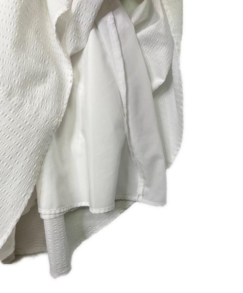 HER LIP TO（ハーリップトゥ）HER LIP TO (ハーリップトゥ) Her lip to ハーリップトゥ Vienna Volume Sleeve Shirt Dress ヴィエナ ボリュームスリーブ シャツドレス ワンピース ホワイト ホワイト サイズ:Sの古着・服飾アイテム
