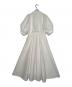 HER LIP TO (ハーリップトゥ) Her lip to ハーリップトゥ Vienna Volume Sleeve Shirt Dress ヴィエナ ボリュームスリーブ シャツドレス ワンピース ホワイト ホワイト サイズ:S：5000円