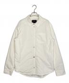 JORDAN BRANDジョーダン ブランド）の古着「JORDAN BRAND ジョーダン ブランド Jordan Air Button-Down Top 中綿シャツジャケット」｜ホワイト