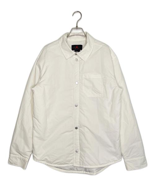 JORDAN BRAND（ジョーダン ブランド）JORDAN BRAND (ジョーダン ブランド) JORDAN BRAND ジョーダン ブランド Jordan Air Button-Down Top 中綿シャツジャケット ホワイト サイズ:Sの古着・服飾アイテム