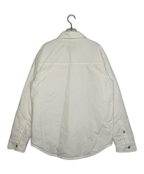 JORDAN BRAND（ジョーダン ブランド）JORDAN BRAND (ジョーダン ブランド) JORDAN BRAND ジョーダン ブランド Jordan Air Button-Down Top 中綿シャツジャケット ホワイト サイズ:Sの古着・服飾アイテム