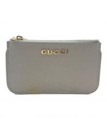 GUCCI（グッチ）の古着「スクリプトコインケース」｜ベージュ