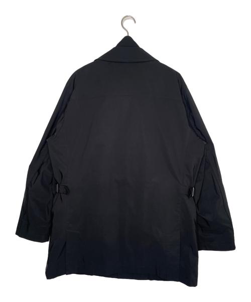 BURBERRY LONDON（バーバリーロンドン）BURBERRY LONDON (バーバリーロンドン) BURBERRY LONDON バーバリーロンドン ジップアップ ハーフコート スタンドカラー フィールドジャケット ライナーベスト付き ブラック サイズ:LLの古着・服飾アイテム