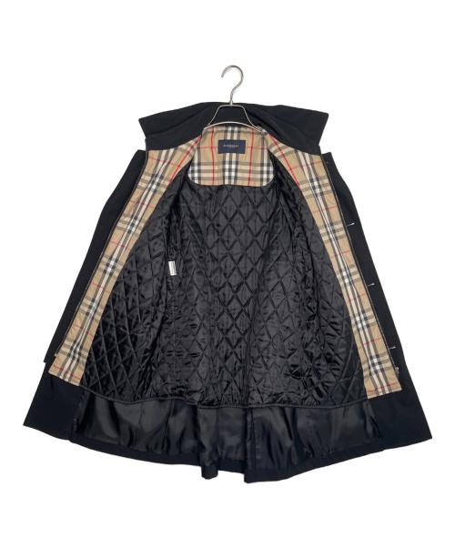BURBERRY LONDON（バーバリーロンドン）BURBERRY LONDON (バーバリーロンドン) BURBERRY LONDON バーバリーロンドン ジップアップ ハーフコート スタンドカラー フィールドジャケット ライナーベスト付き ブラック サイズ:LLの古着・服飾アイテム