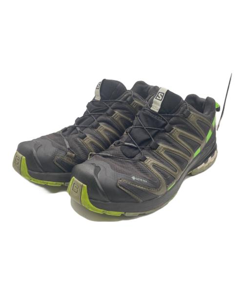 SALOMON（サロモン）SALOMON (サロモン) XA PRO 3D V8 GORE-TEX ブラック×グリーン サイズ:25の古着・服飾アイテム
