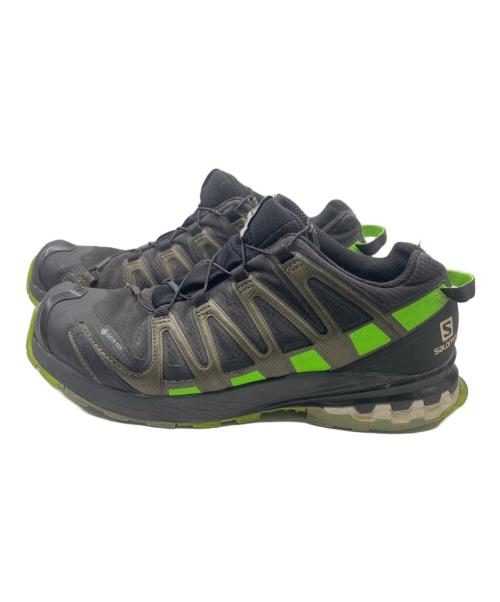 SALOMON（サロモン）SALOMON (サロモン) XA PRO 3D V8 GORE-TEX ブラック×グリーン サイズ:25の古着・服飾アイテム