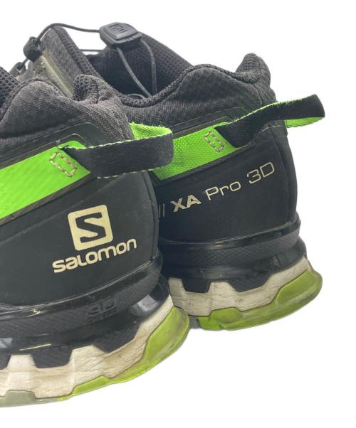 SALOMON（サロモン）SALOMON (サロモン) XA PRO 3D V8 GORE-TEX ブラック×グリーン サイズ:25の古着・服飾アイテム