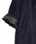 中古・古着 LANVIN en Bleu (ランバンオンブルー) LANVIN en Bleu ランバンオンブルー モヘヤ混 ダブル ロングコート チェスターコート ネイビー サイズ:38：7000円