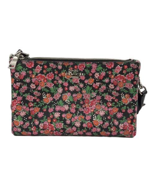 COACH（コーチ）COACH (コーチ) ショルダーバッグ ブラック×ピンクの古着・服飾アイテム