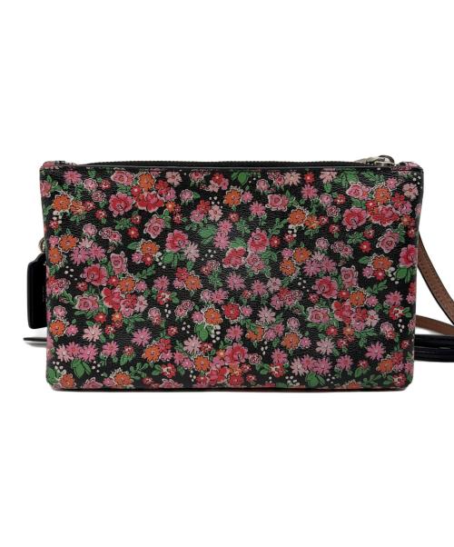 COACH（コーチ）COACH (コーチ) ショルダーバッグ ブラック×ピンクの古着・服飾アイテム
