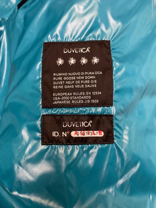 DUVETICA（デュベティカ）DUVETICA (デュベティカ) DUVETICA デュベティカ DIONISIO ディオニシオ フーデッド ダウンジャケット ネイビー ターコイズ ネイビー×ブルー サイズ:48の古着・服飾アイテム