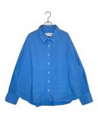 THE SHINZONEザ シンゾーン）の古着「THE SHINZONE ザ シンゾーン WINDY SHIRT ウィンディシャツ 長袖シャツ ブルー」｜ブルー