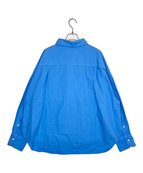 THE SHINZONE（ザ シンゾーン）THE SHINZONE (ザ シンゾーン) THE SHINZONE ザ シンゾーン WINDY SHIRT ウィンディシャツ 長袖シャツ ブルー ブルー サイズ:Fの古着・服飾アイテム