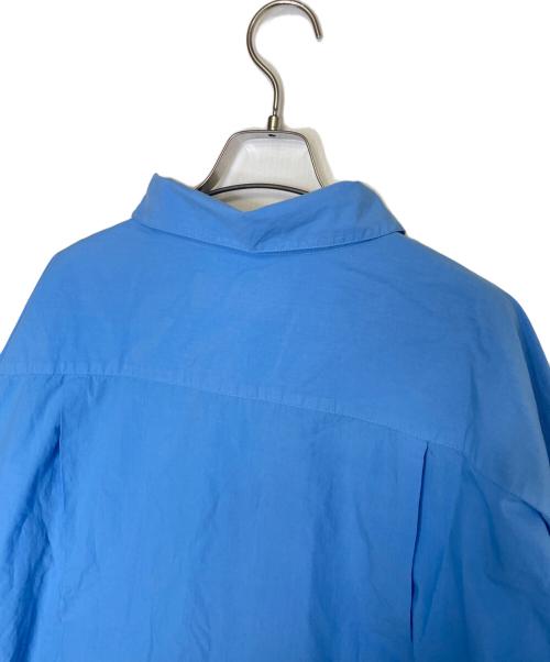 THE SHINZONE（ザ シンゾーン）THE SHINZONE (ザ シンゾーン) THE SHINZONE ザ シンゾーン WINDY SHIRT ウィンディシャツ 長袖シャツ ブルー ブルー サイズ:Fの古着・服飾アイテム