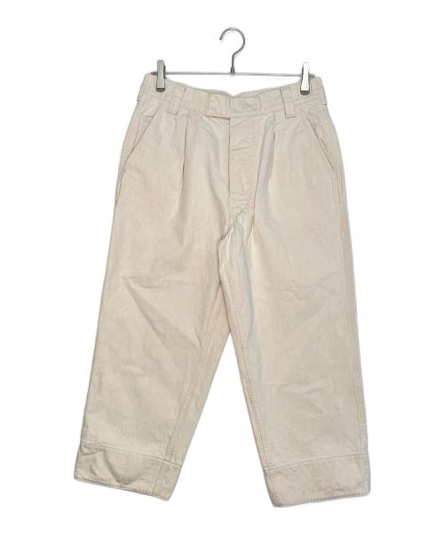 MHL（マーガレットハウエル）MHL (マーガレットハウエル) MHL. MARGARET HOWELL マーガレットハウエル コットンドリル チノパンツ アイボリー アイボリー サイズ:3の古着・服飾アイテム