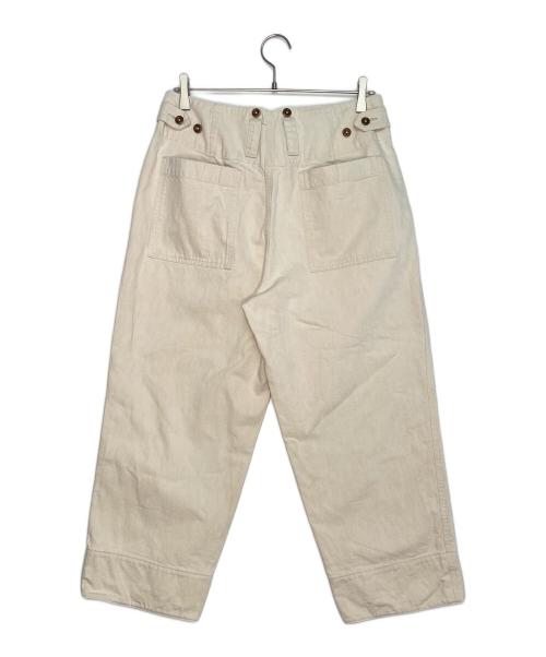 MHL（マーガレットハウエル）MHL (マーガレットハウエル) MHL. MARGARET HOWELL マーガレットハウエル コットンドリル チノパンツ アイボリー アイボリー サイズ:3の古着・服飾アイテム