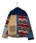 Jaded London (ジェイデッドロンドン) Jaded London ジェイデッドロンドン パッチワーク デニムジャケット インディゴ×カーキ サイズ:XL：7000円