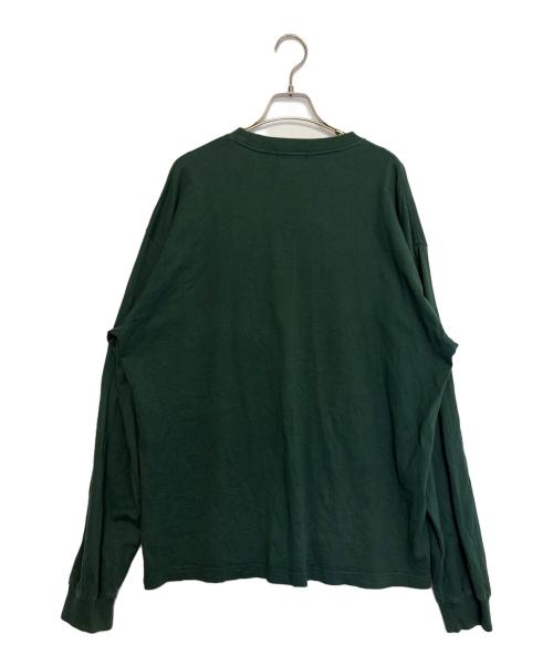 X-LARGE（エクストララージ）X-LARGE (エクストララージ) 長袖カットソー グリーン サイズ:XLの古着・服飾アイテム