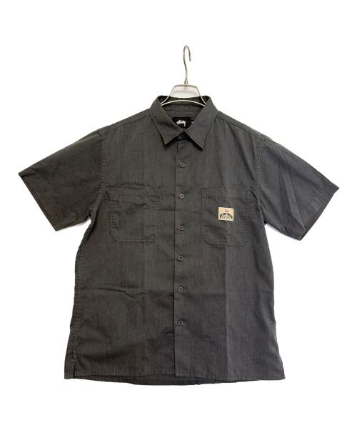 stussy（ステューシー）STUSSY (ステューシー) 半袖シャツ グレー サイズ:Mの古着・服飾アイテム