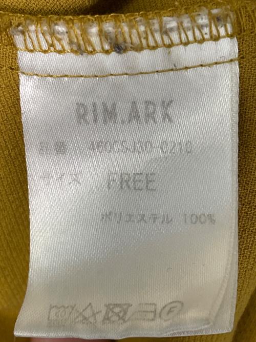 RIM.ARK（リムアーク）RIM.ARK (リムアーク) RIM.ARK リムアーク ポンチ 開衿 シャツジャケット 長袖シャツ イエロー イエロー サイズ:FREEの古着・服飾アイテム