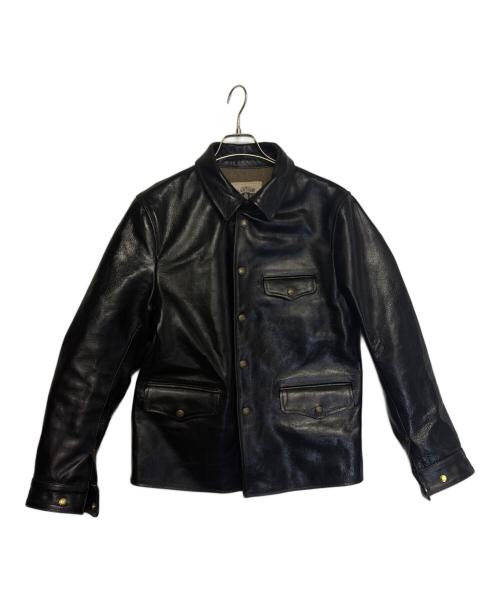 LEATHER BOMU（レザーボム）LEATHER BOMU (レザーボム) レザージャケット ブラック サイズ:Mの古着・服飾アイテム
