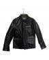LEATHER BOMU（レザーボム）の古着「レザージャケット」｜ブラック